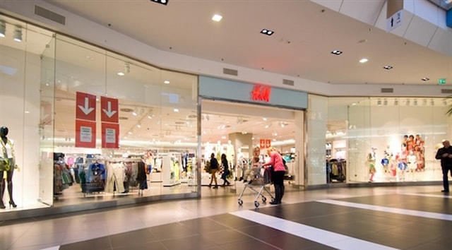 H&M shop within Arena centre, Zagreb