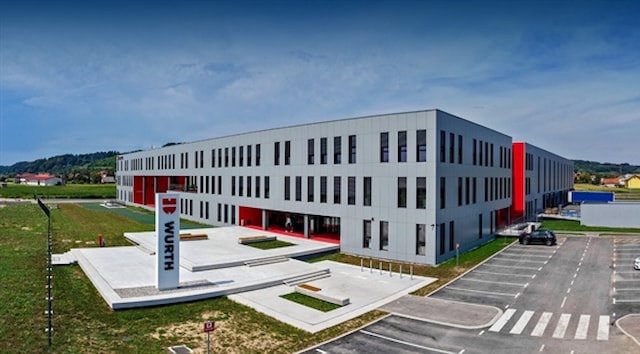 Bau des Lager- und Geschäftsgebäudes der Firma WÜRTH in Veliko Trgovišće