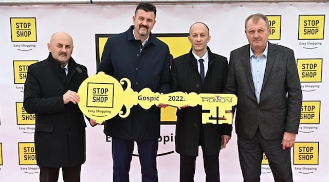 Grand opening of the Stop Shop shopping centre in Gospić