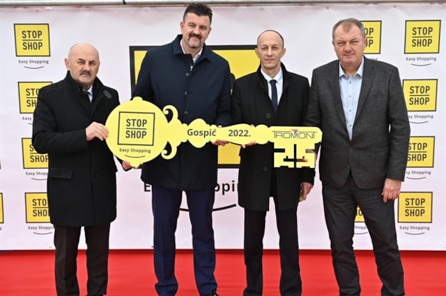 Grand opening of the Stop Shop shopping centre in Gospić